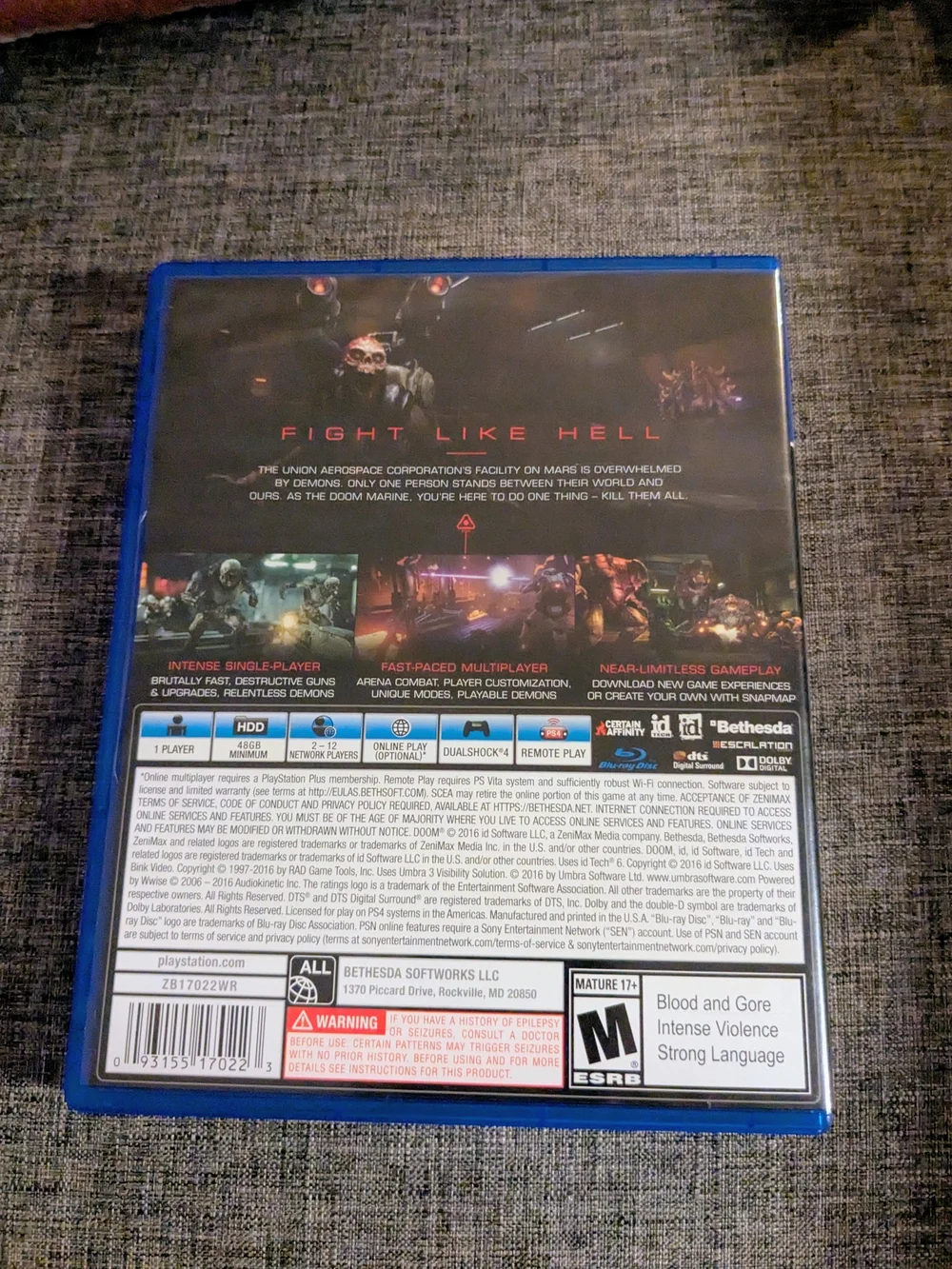 Xbox ps4 doom